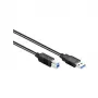 Good Connections USB 3.0 kaabel A–B, must, 1 m (2710-S01)