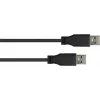 Good Connections USB 3.0 kaabel, Type-A isane - Type-A isane, must, 0,5 m 2712-S005