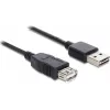 GoodConnections Alcasa 2511-EU01 USB 2.0 pikenduskaabel, USB-A isane emasesse, 1,8 m, must