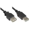 GoodConnections Alcasa 2511-EU01 USB 2.0 pikenduskaabel, USB-A isane emasesse, 1,8 m, must