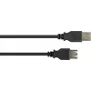 GoodConnections Alcasa 2511-EU01 USB 2.0 pikenduskaabel, USB-A isane emasesse, 1,8 m, must