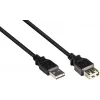 GoodConnections Alcasa 2511-EU01 USB 2.0 pikenduskaabel, USB-A isane emasesse, 1,8 m, must