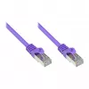 GoodConnections Alcasa RJ45 Patch Cable, Cat5e, UTP, 0.15m, Gold Plated, Violet