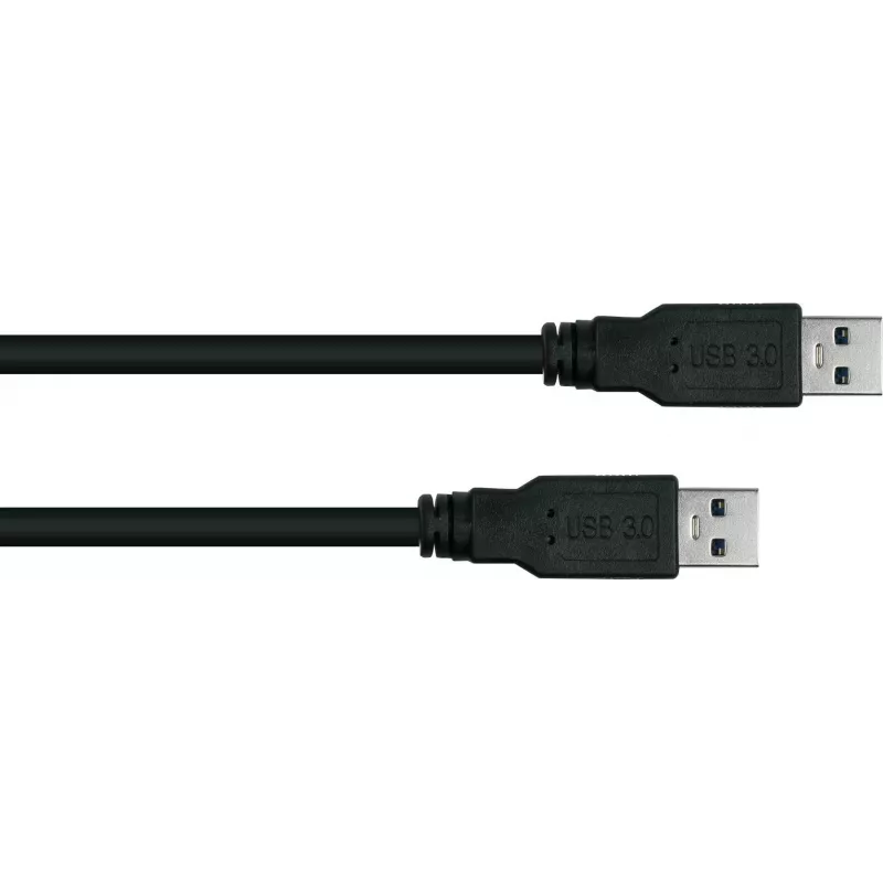 GoodConnections Alcasa UK30P-AA-030S USB 3.2 Gen 1 kaabel – USB-A kuni USB-A, 3 m, must
