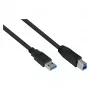 GoodConnections Alcasa UK30P-AB-005S USB 3.2 Gen 1 kaabel, USB-A USB-B-le, 0,5 m, must
