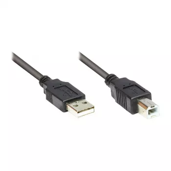 GoodConnections Alcasa USB 2.0 A/B-kaabel 1m must