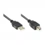 GoodConnections Alcasa USB 2.0 A/B-kaabel 1m must