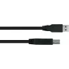 GoodConnections Alcasa USB 3.2 Gen 1 kaabel A–B, 1,8 m, must