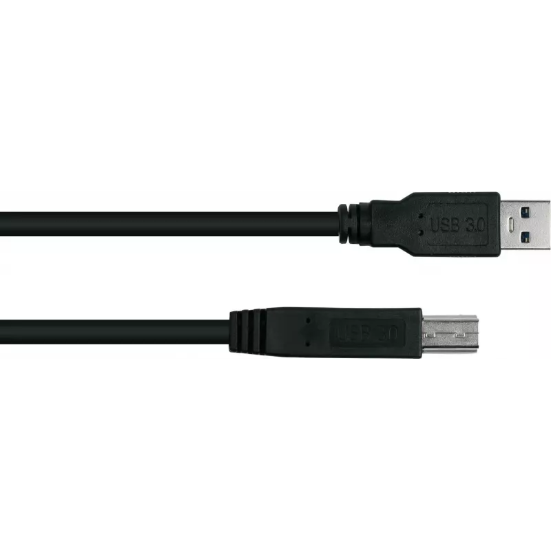 GoodConnections Alcasa USB 3.2 Gen 1 kaabel A–B, 1,8 m, must