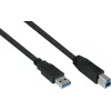 GoodConnections Alcasa USB 3.2 Gen 1 kaabel A–B, 1,8 m, must