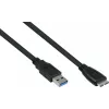 GoodConnections Alcasa USB 3.2 Gen 1 kaabel, USB-A Micro-B, 1,8 m, must
