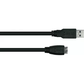 GoodConnections Alcasa USB 3.2 Gen 1 kaabel, USB-A - Micro-B, 3 m, must UK30P-AMB-030S