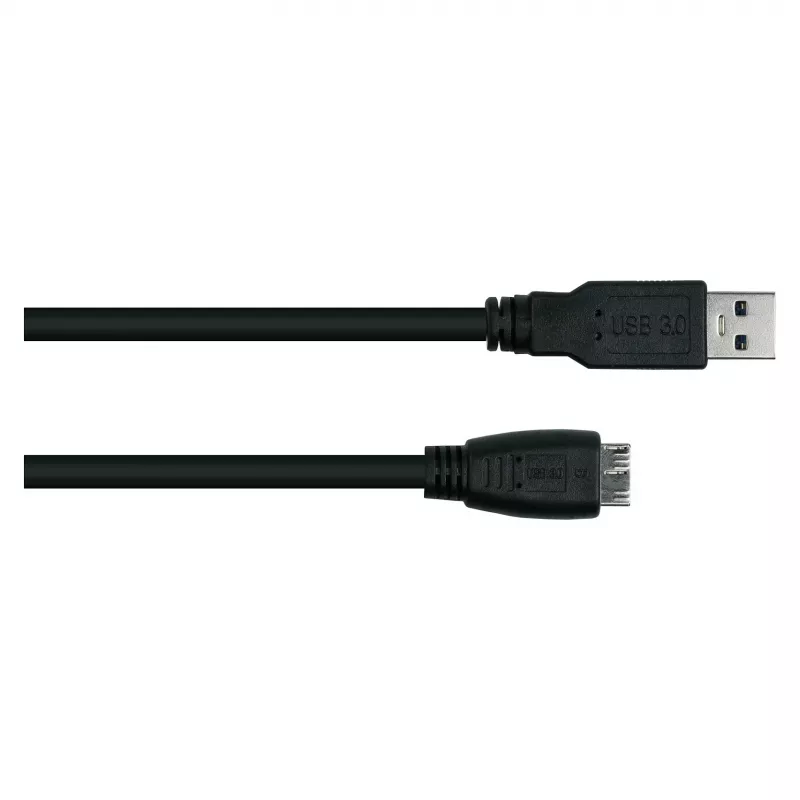 GoodConnections Alcasa USB 3.2 Gen 1 kaabel, USB-A – Micro-USB B, 1 m, must