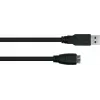 GoodConnections Alcasa USB 3.2 Gen 1 kaabel, USB-A – Micro-USB B, 1 m, must