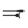 GoodConnections Alcasa USB 3.2 Gen 1 pikenduskaabel, USB-A isane USB-A isane, 2 m, must