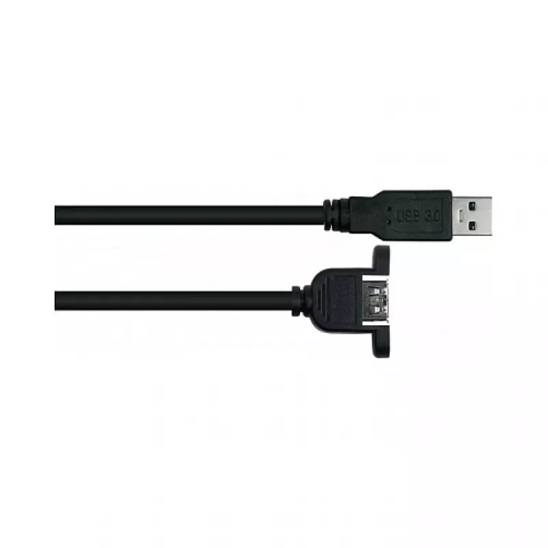 GoodConnections Alcasa USB 3.2 Gen 1 pikenduskaabel, USB-A isane USB-A isane, 2 m, must
