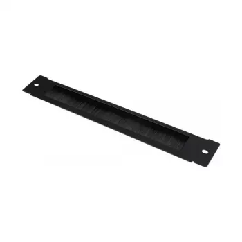 GoodConnections Brush Strip 380 mm x 57 mm Good Connections 19 inch seinakapi FLAT-Pack (GC-RFxxxS) jaoks, sügavmust (RAL 9005)