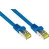 GoodConnections Cat.7 S/FTP RJ45 patch-kaabel, 15m, sinine, halogeenivaba, 600MHz, riivi kaitsega 8070R-150B