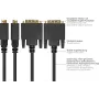 GoodConnections DisplayPort to DVI-D 24+1 ühenduskaabel - 24K kullatud kontaktid - OFC - Must - 5m