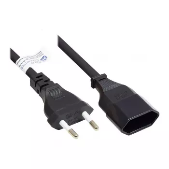 GoodConnections Euro pikenduskaabel 2m must