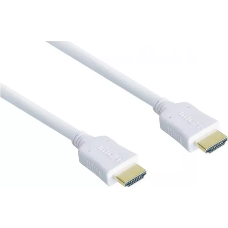 GoodConnections High-Speed HDMI-kaabel Ethernetiga - Kullatud pistikud - Valge - 1,5 m