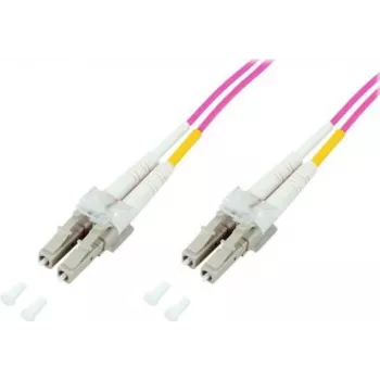 GoodConnections LC/LC Duplex OM4 Multimode Fiiberoptiline Patch-kaabel, 2 m, Akvatoorium, LSZH LW-802LC4