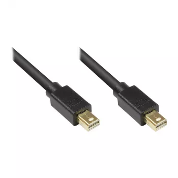 GoodConnections Mini DisplayPort 1.1 kaabel, isane-isane, kullatud, must, 5 m