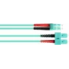 GoodConnections OM3 Duplex Multimode Fiiber Patch Kaabel SC - LC, 50/125 µm, 1m, LSZH Aqua LW-801LS3