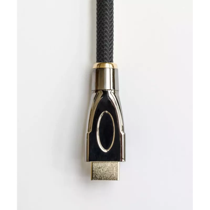 GoodConnections PYTHON seeria kiire HDMI-kaabel Ethernetiga, 4K UHD 60Hz, 18Gbps, kullatud pistikud, nailonpunutud, 3m, must (GC-M0018)