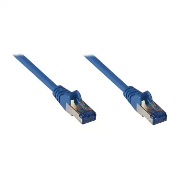 GoodConnections RNS® Cat.6A S/FTP patch-kaabel riivikaitsega, LSZH, halogeenivaba, 500MHz, Sinine, 15m (8060-H150B)