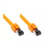 GoodConnections RNS® Cat.8.1 S/FTP Patch-kaabel, LSZH, 2000MHz, 40Gbit/s, Oranž, 1,5m