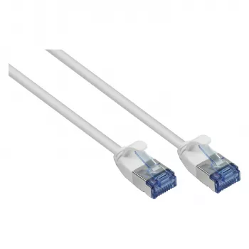 GoodConnections RNS Patch Cable SlimLine, Cat.6A, U/FTP, PiMF, Halogeenivaba (LSZH), 500MHz, Vask, Valge, 2m