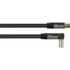GoodConnections SAT-antennikaabel SmartFLEX, IEC/Coax nurkpistik pesasse, kullatud, neljakordselt varjestatud, 120dB varjestus, must, 15m (GC-M2078)