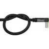 GoodConnections SAT-antennikaabel SmartFLEX, IEC/Coax nurkpistik pesasse, kullatud, neljakordselt varjestatud, 120dB varjestus, must, 15m (GC-M2078)
