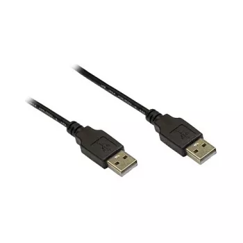 GoodConnections USB 2.0 A to A kaabel, 1m, must (2212-AA1S)