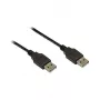 GoodConnections USB 2.0 A to A kaabel, 1m, must (2212-AA1S)