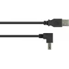 GoodConnections USB 2.0 kaabel A-B nurgaga 3 m must 2510-3W