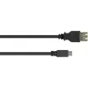 GoodConnections USB-OTG adapterkaabel, Micro-USB Type B isane - USB Type A emane, USB 2.0, 0,1 m, must