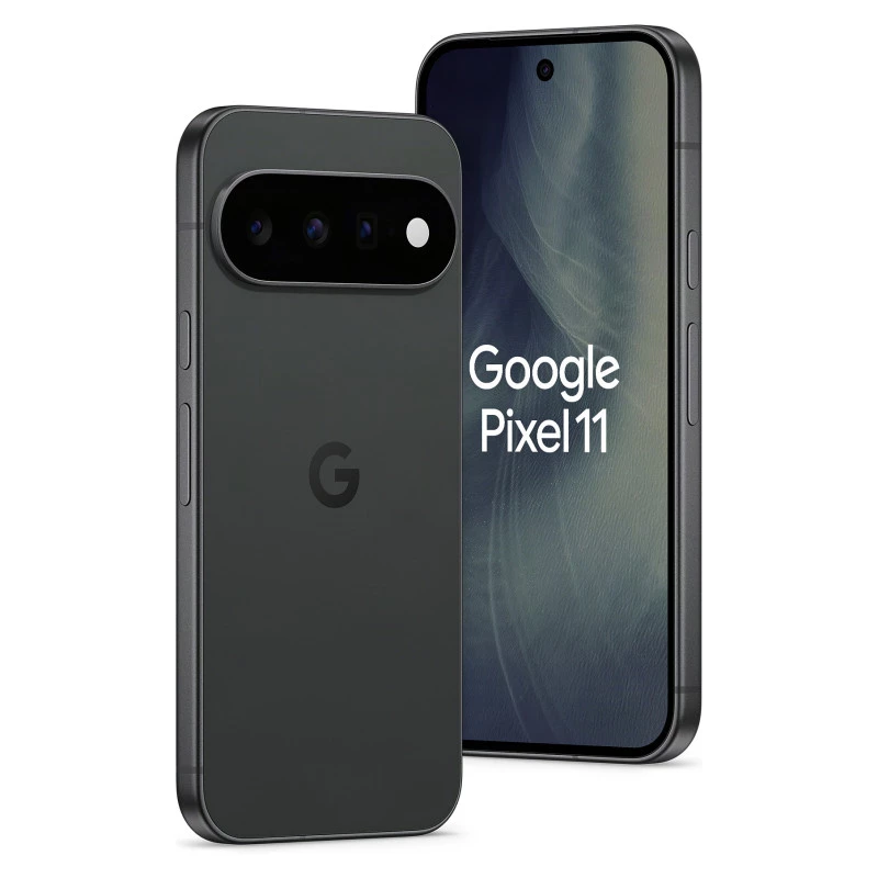 Google Pixel 11 5G nutitelefon, 6,3-tolline OLED 120Hz, 12GB RAM, 256GB salvestusruumi, Dual SIM, Obsidian, Android 15, EL/ÜK
