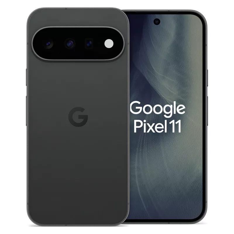 Google Pixel 11 5G nutitelefon, 6.3 tolli OLED 120Hz, 12GB RAM, 512GB, Obsidian, Dual SIM (UK/EU)