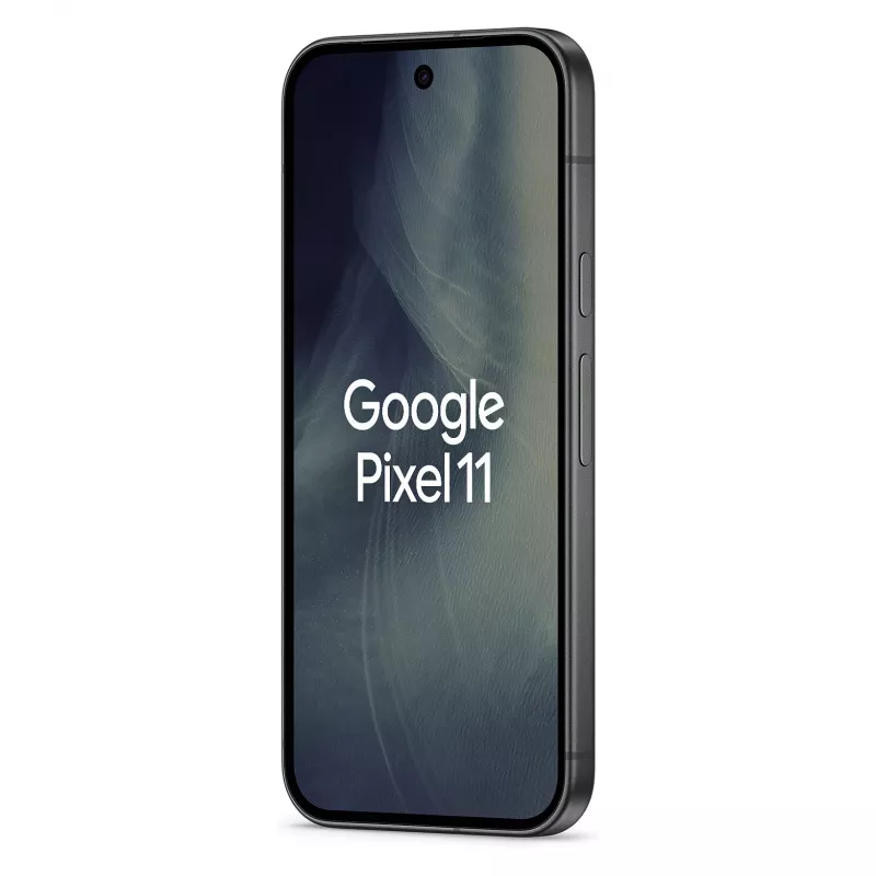 Google Pixel 11 5G nutitelefon, 6.3 tolli OLED 120Hz, 12GB RAM, 512GB, Obsidian, Dual SIM (UK/EU)