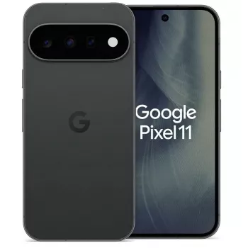 Google Pixel 11 5G nutitelefon, 6.3 tolli OLED 120Hz, 12GB RAM, 512GB, Obsidian, Dual SIM (UK/EU)
