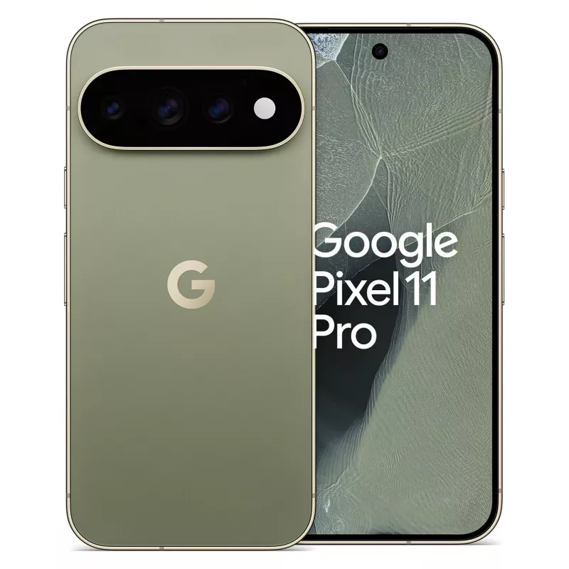 Google Pixel 11 Pro 5G nutitelefon, 12GB RAM, 256GB salvestusruumi, 6,3-tolline OLED 120Hz ekraan, oliiv