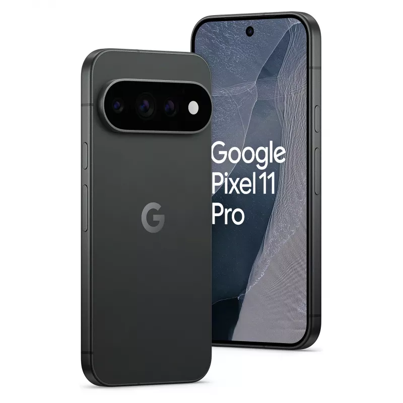 Google Pixel 11 Pro 5G nutitelefon, 16GB RAM, 1TB salvestusruum, Obsidian Black, Dual SIM, 6,3-tolline OLED 120Hz, Android 15