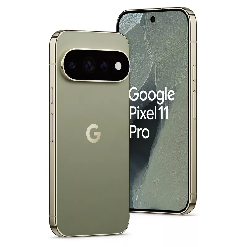 Google Pixel 11 Pro 5G nutitelefon, 16GB RAM, 512GB salvestusruumi, 6,3-tolline OLED 120Hz ekraan, oliiv, Dual SIM, Android 16
