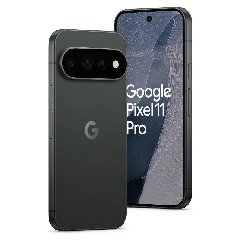 Google Pixel 11 Pro 5G nutitelefon, 6,3 tolli OLED 120Hz, 12GB RAM, 256GB salvestusruumi, Dual SIM, Obsidian Black