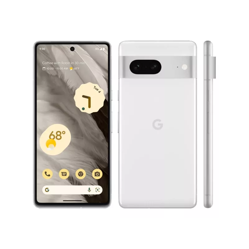 Google Pixel 7 - 5G nutitelefon - Dual SIM - 8GB RAM / 128GB salvestusruum - OLED-ekraan - 6,3 inch - 2400x1080 - 90Hz - Obsidiaan