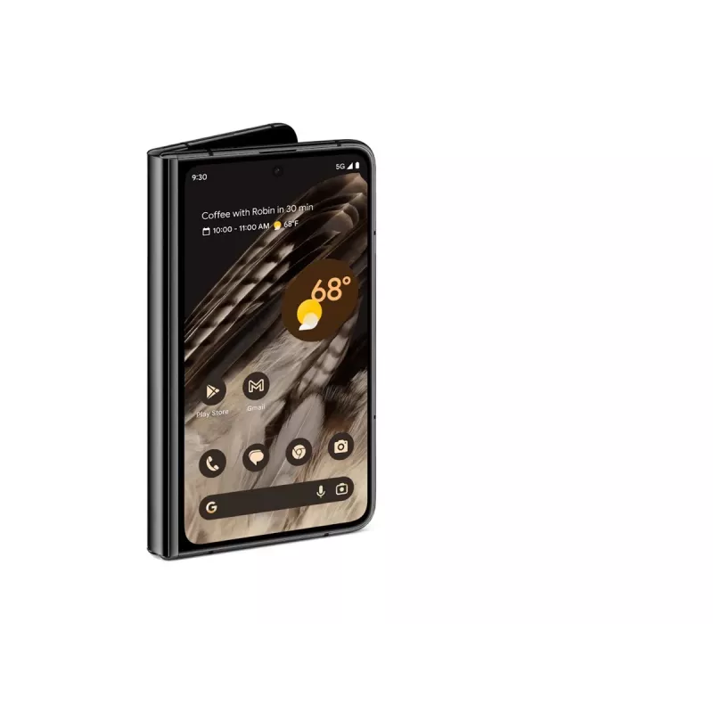 Google Pixel Fold 5G Nutitelefon Dual-SIM 12GB RAM 256GB OLED 7.6 inch 2208x1840 120Hz Obsidian