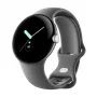 Google Pixel Watch LTE 41mm poleeritud hõbedane korpus söe spordirihmaga