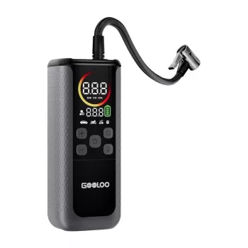 GOOLOO GT160 Dual auto õhukompressor | 12V DC, 150 PSI, digitaalne ekraan, 70 L/min, automaatne väljalülitus, LED töötuli